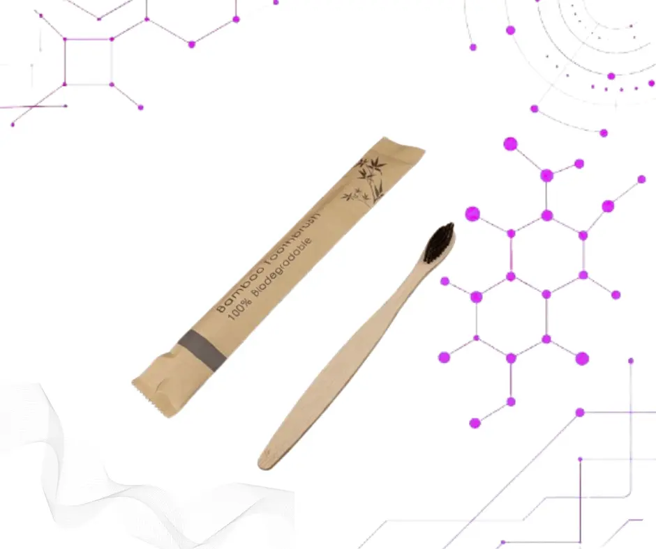 4 Collection de Brosse à dent en bambou Lunax