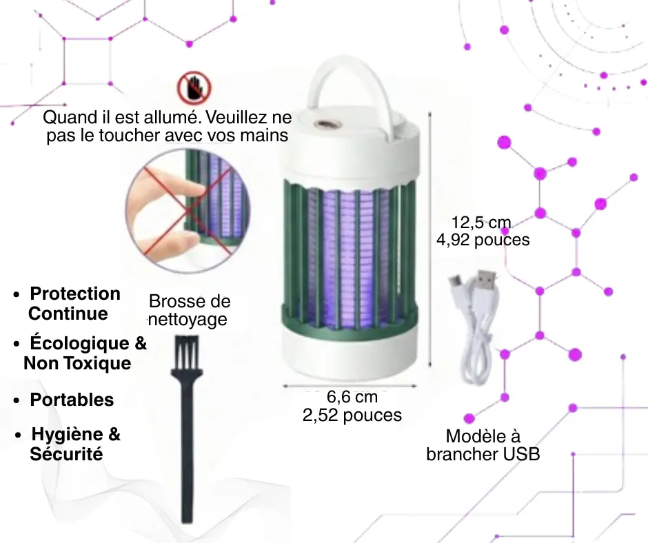 Lampe Anti-Moustique ÉcoProtect™ Lunax