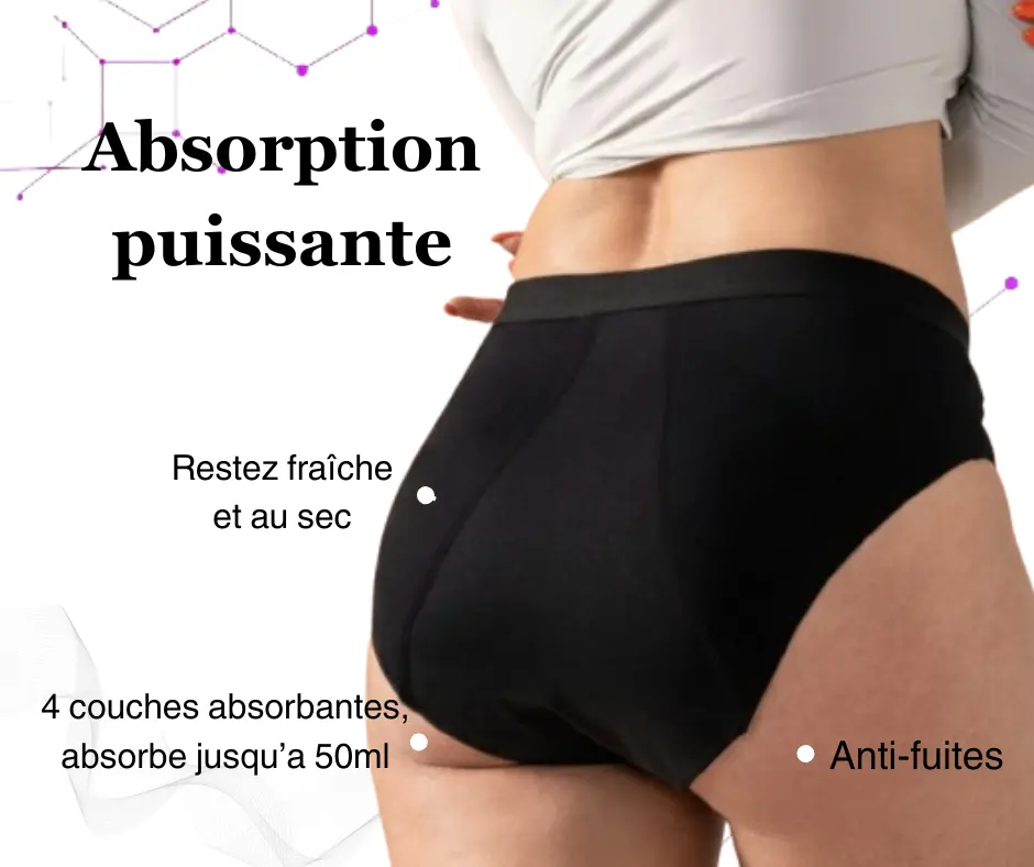 Culotte menstruelle ultra-absorbantes - Lunaya™ Lunax