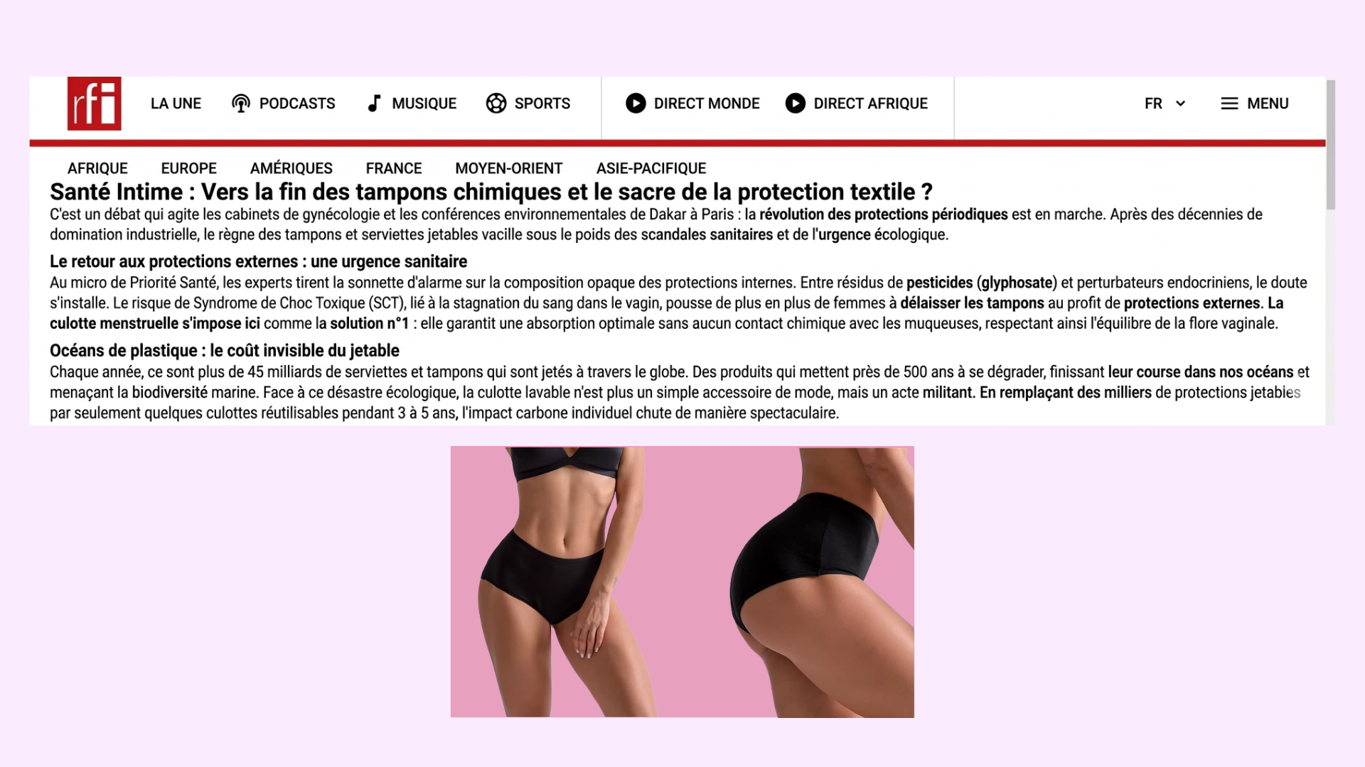 Lunaya™ - Culotte Anti-fuite Lunax