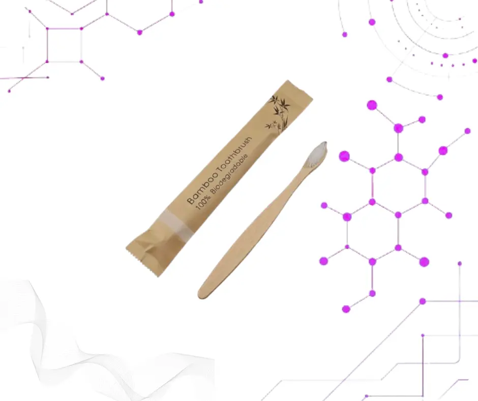 4 Collection de Brosse à dent en bambou Lunax