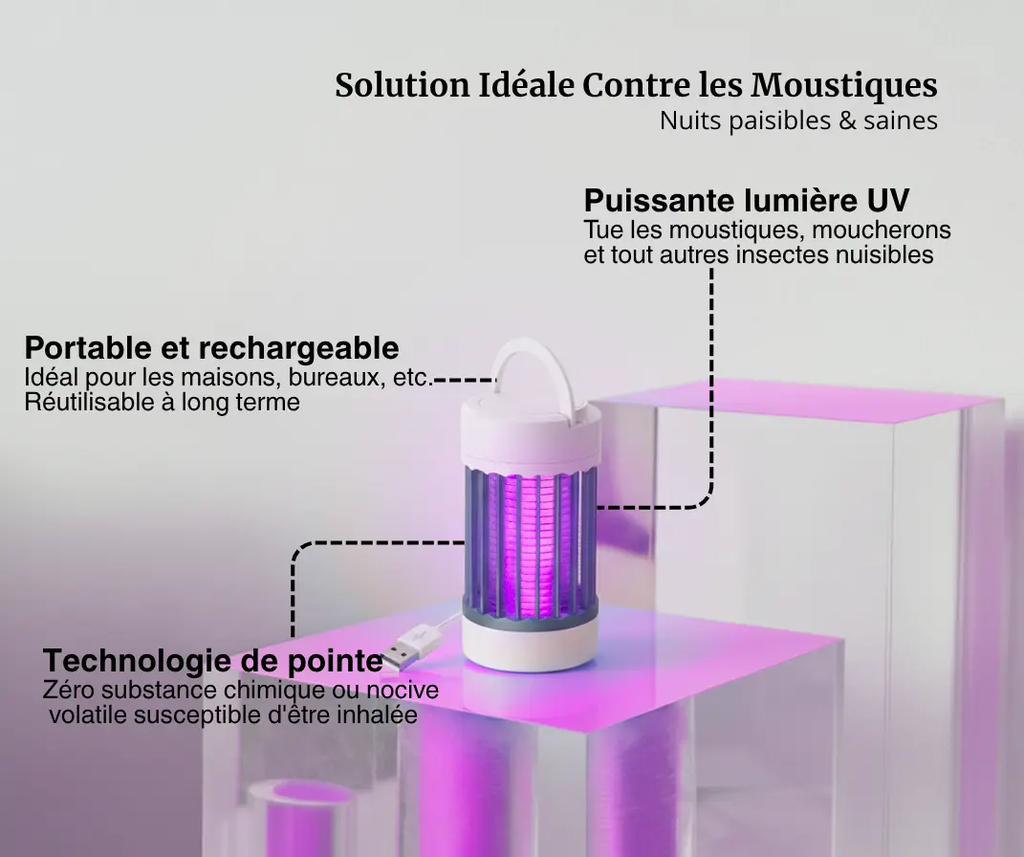 Lampe Anti-Moustique ÉcoProtect Lunax